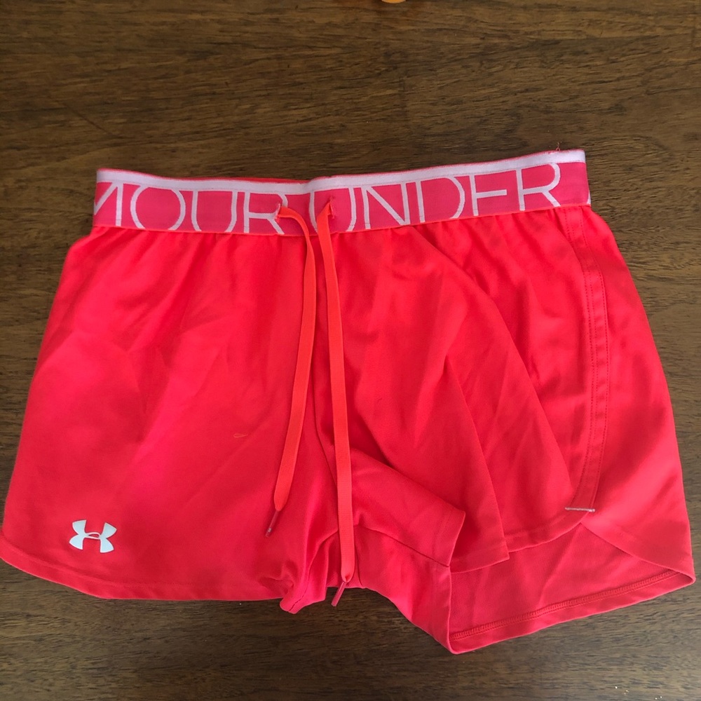 Under Armour pink shorts